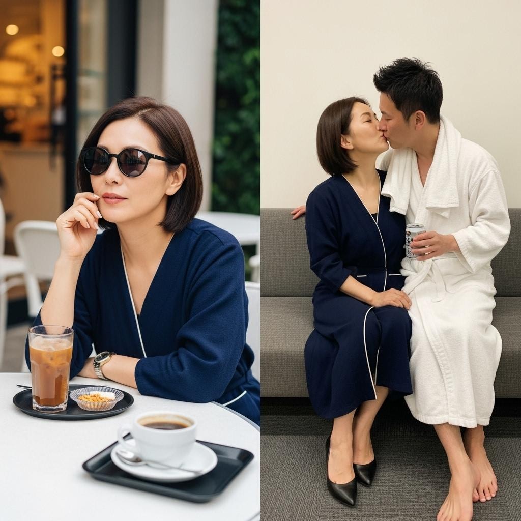 素人AVのサムネ風-熟女