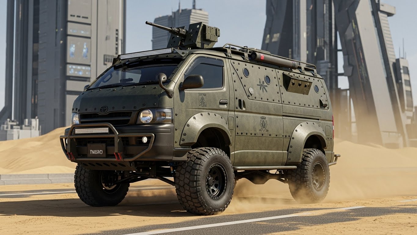 ハイエース軍用車 | の人気AIイラスト・グラビア