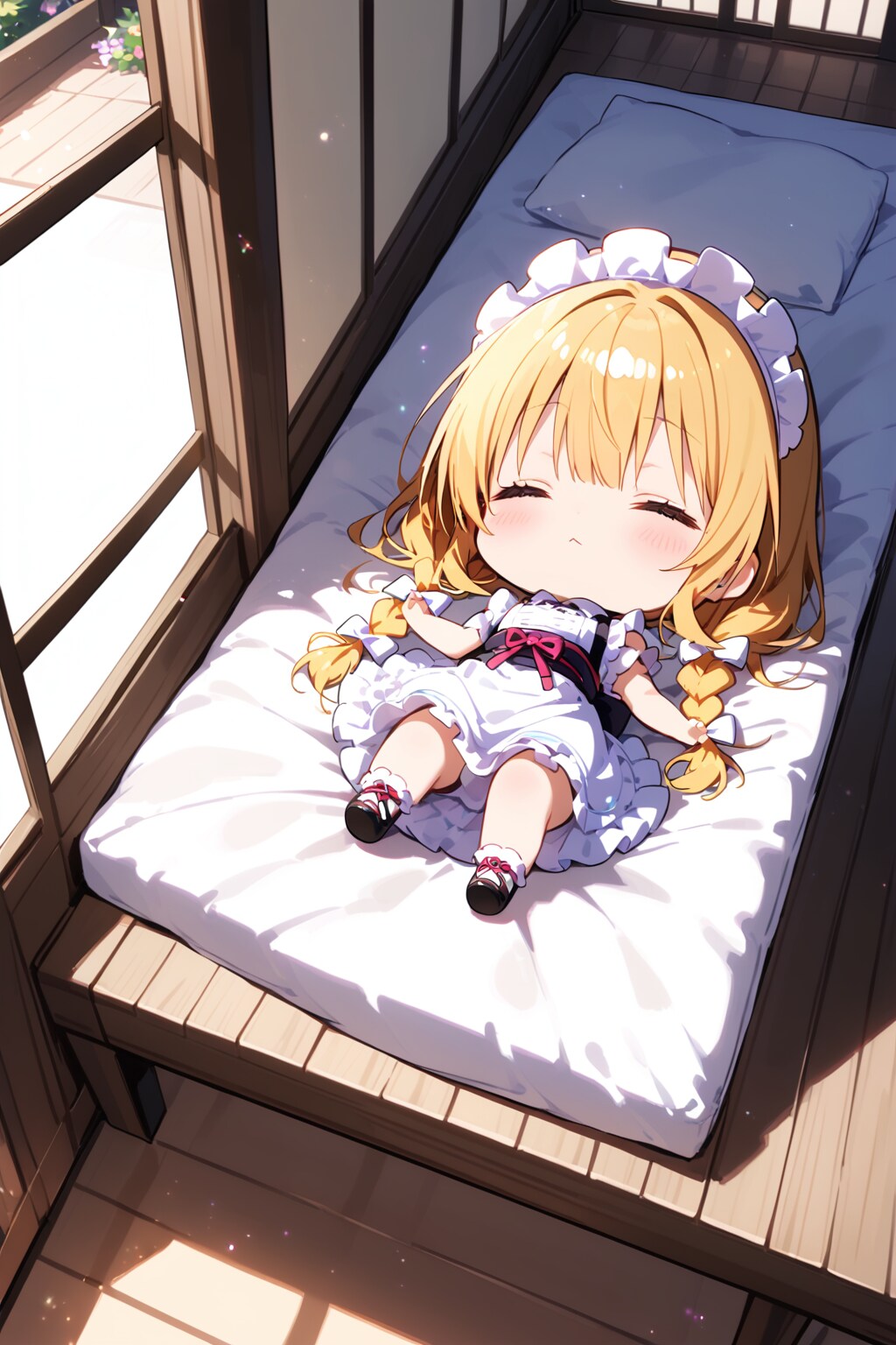 ちびメイドちゃんのおひるね