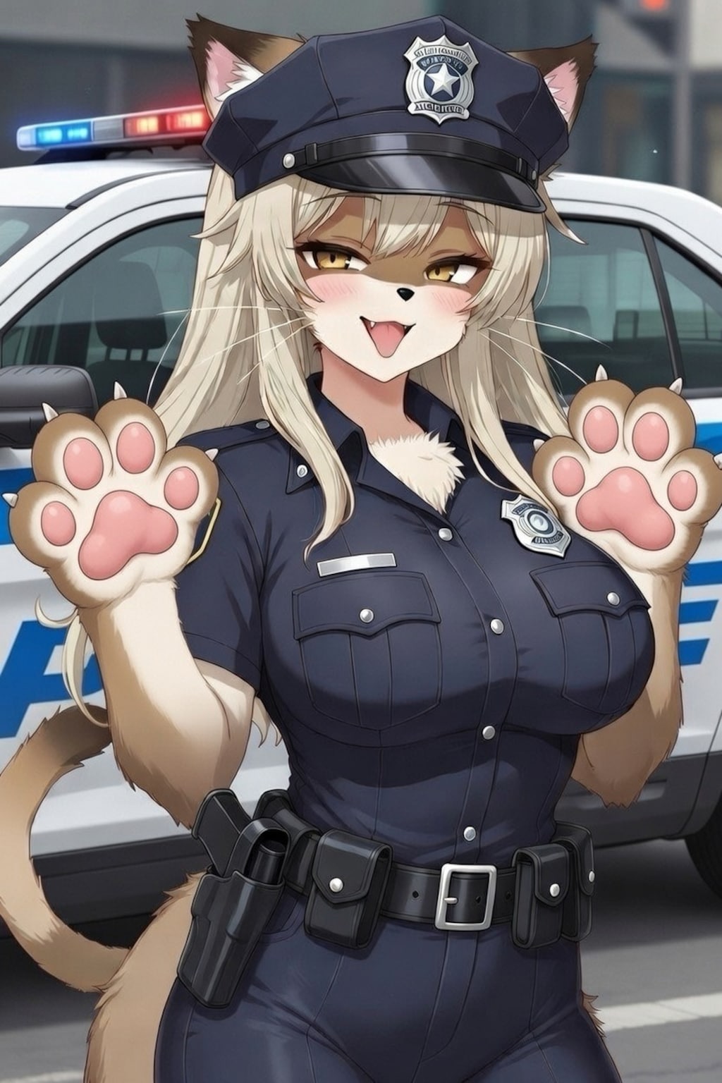 アメリカンポリスネコちゃん