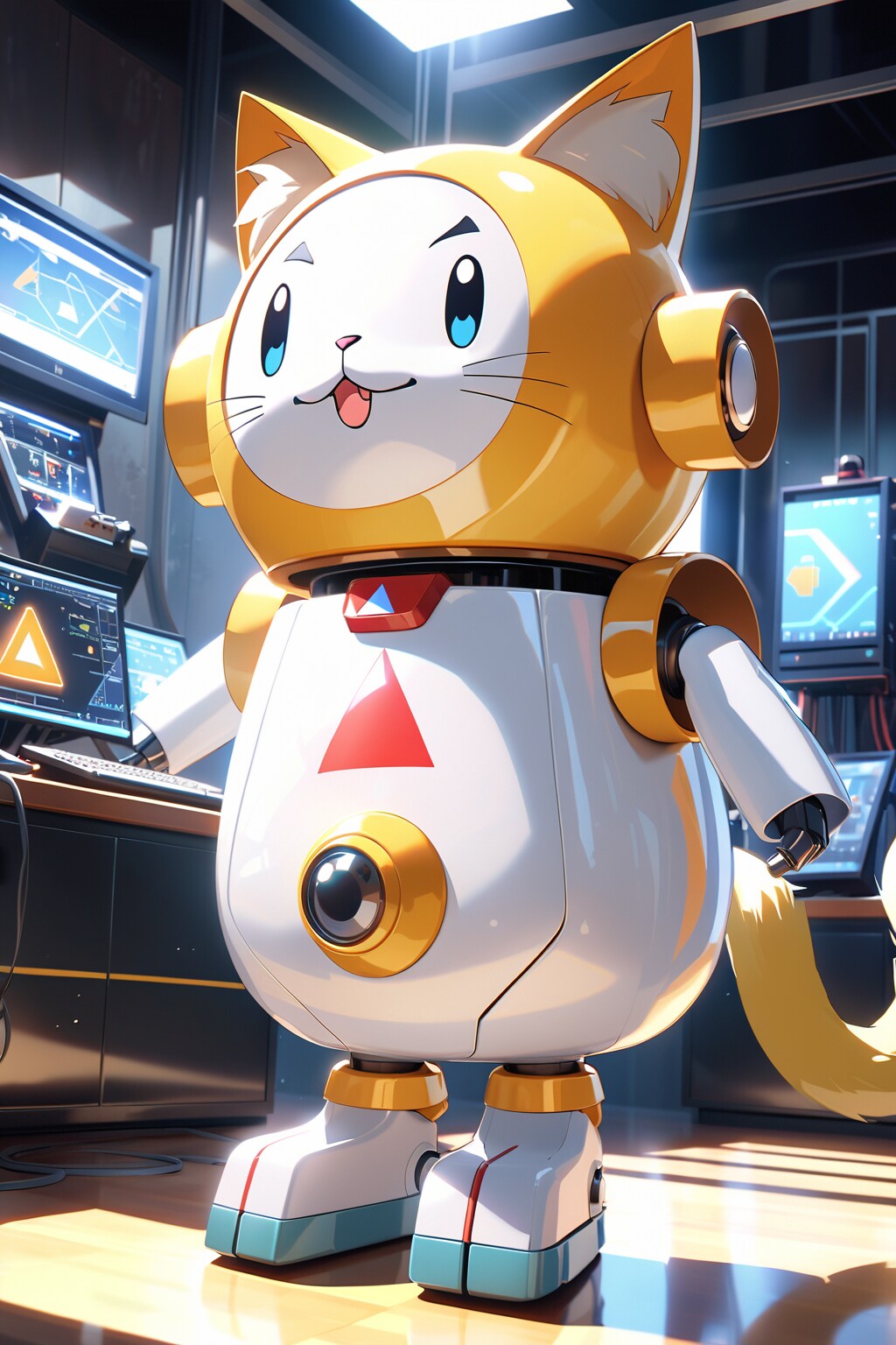 猫型ロボットの自作に挑戦するデルタもん