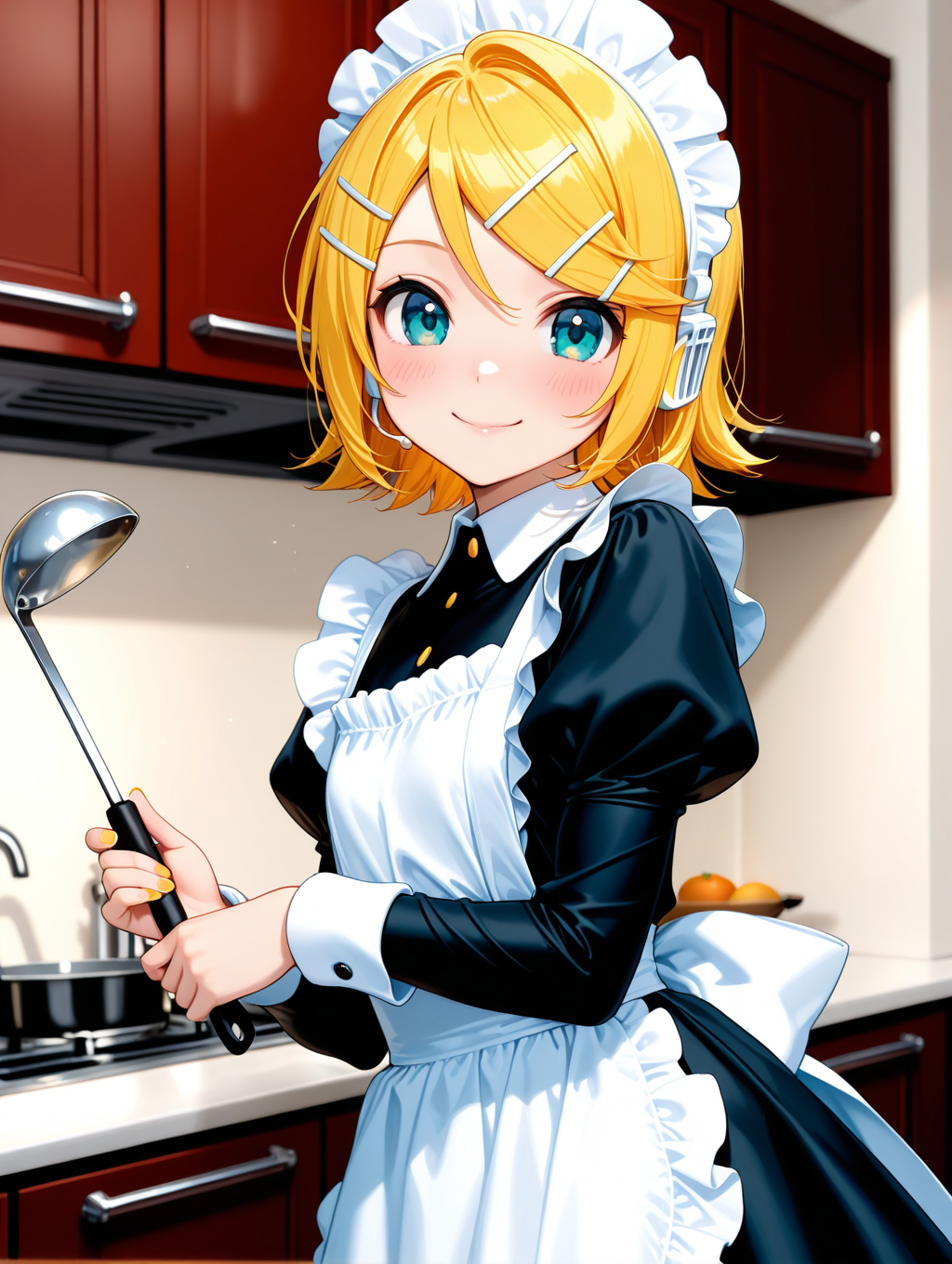 メイドコスプレしてみるリンちゃん