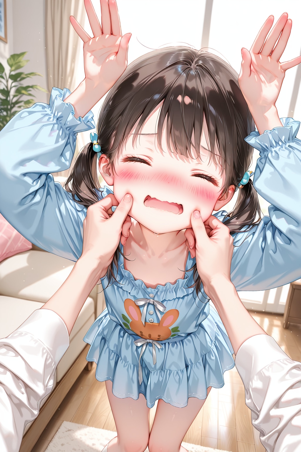 ふえ〜ん💦おはうさ〜🐰8/25 | の人気AIイラスト・グラビア