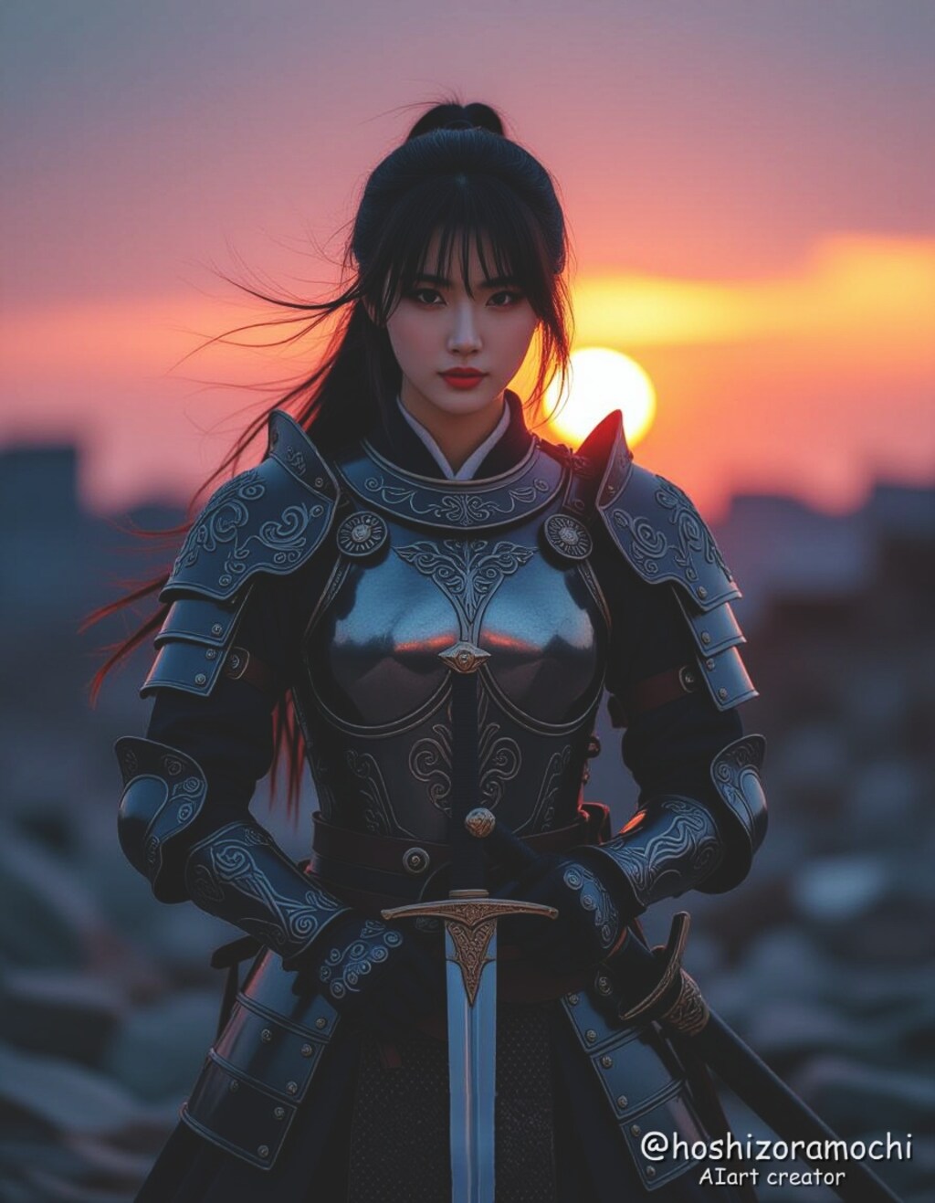 赤き刃の孤高の剣士 - The lone swordsman of the red blade