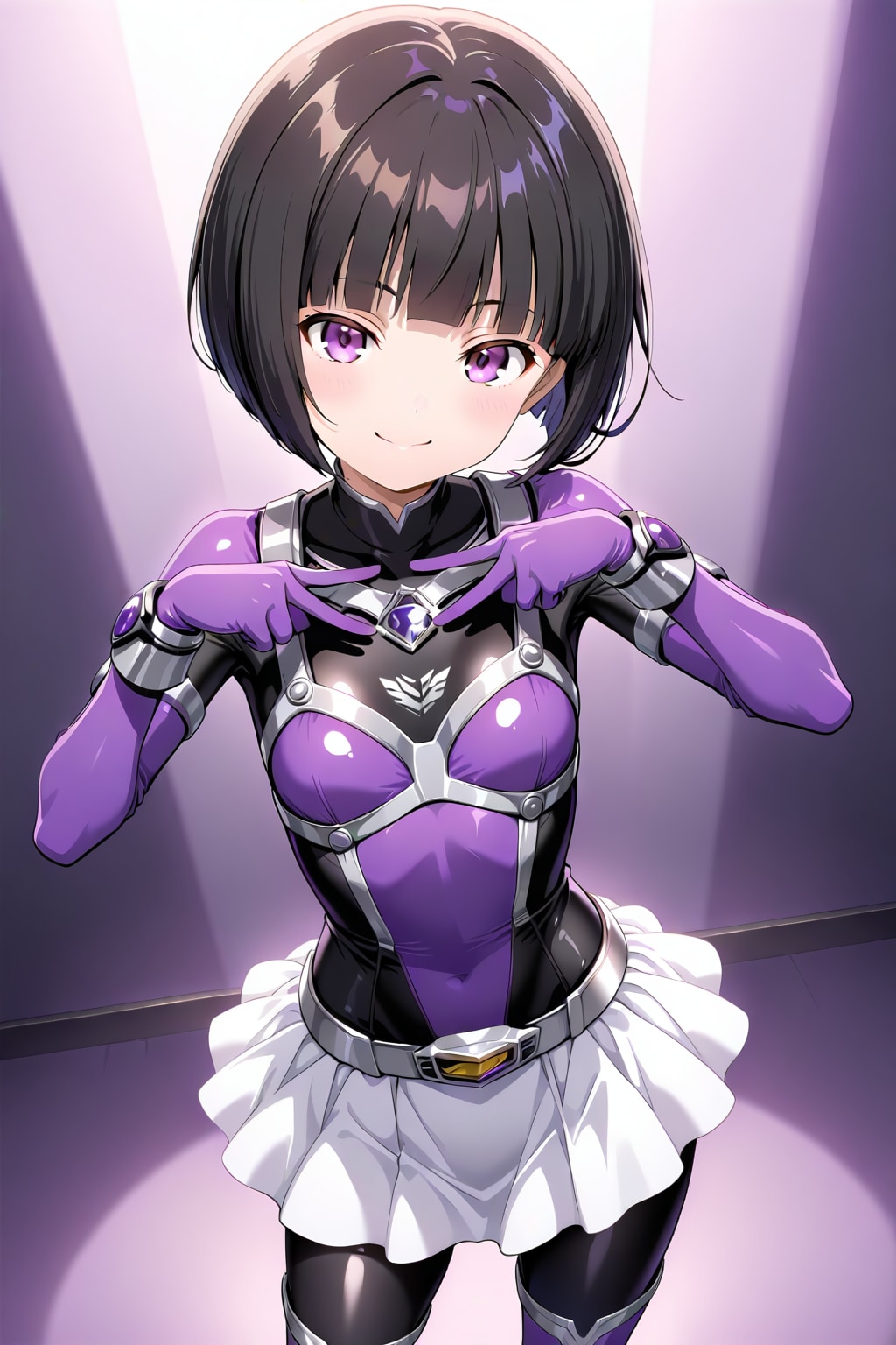 戦隊ヒロインのような女の子