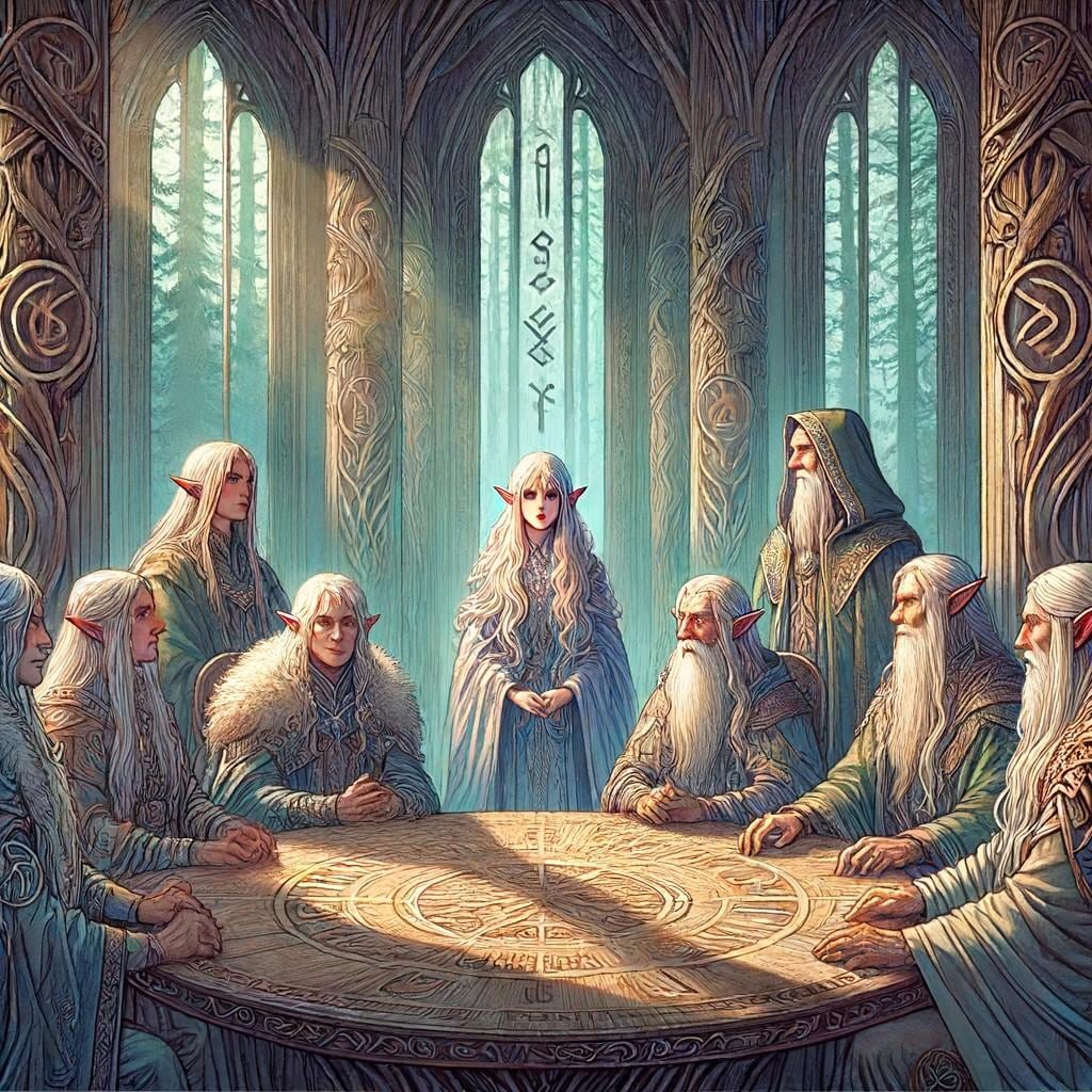 エルフの長老会議