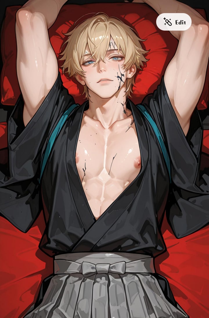 胴着男子