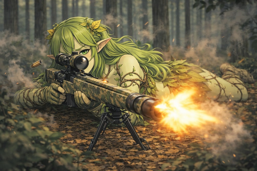 森が引き金を引く ― ドライアド・スナイパー戦闘記録