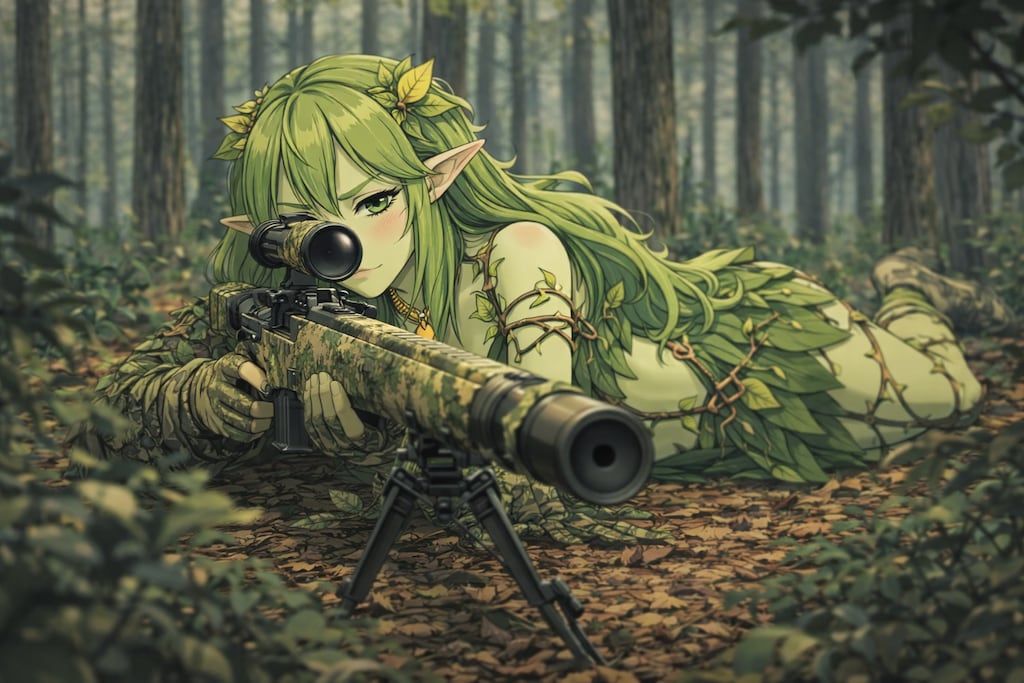 森が引き金を引く ― ドライアド・スナイパー戦闘記録