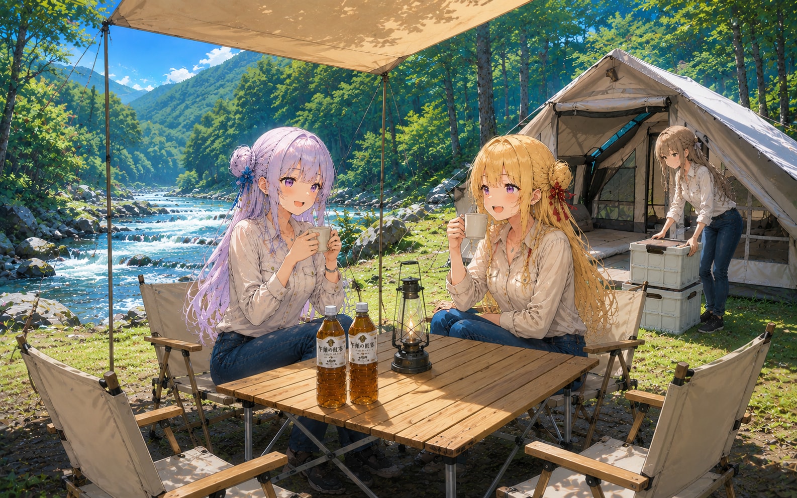 週末キャンプ