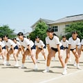 体育の授業中 4枚目