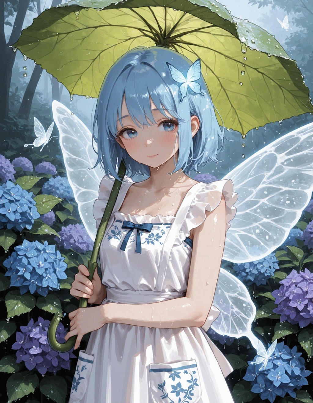 あじさいとエルフ