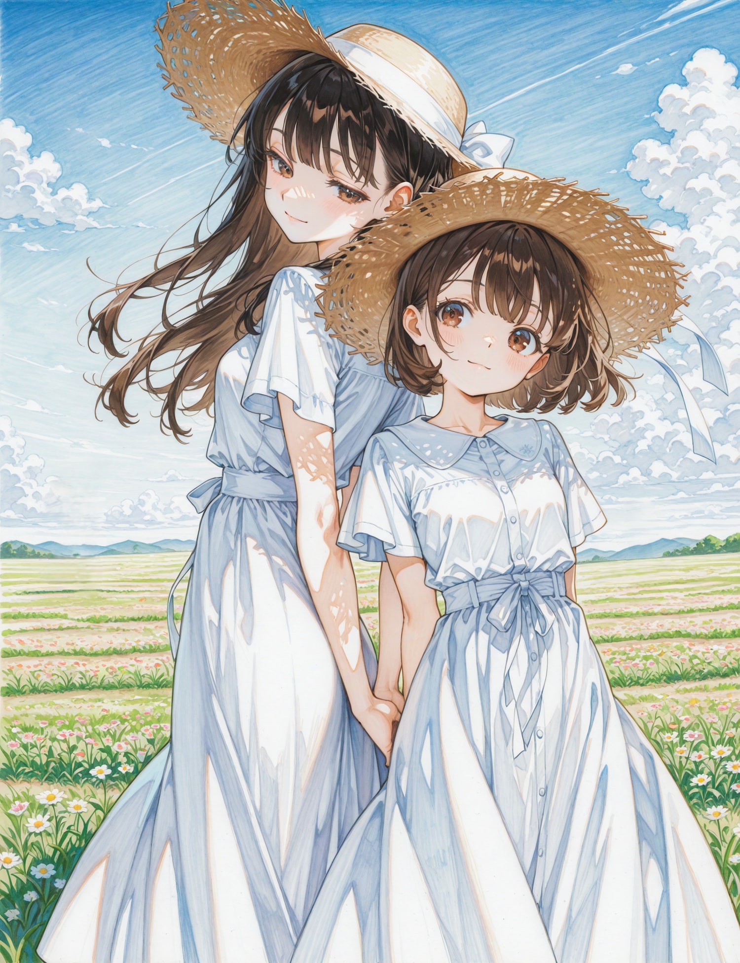 風がつなぐ夏 | の人気AIイラスト・グラビア