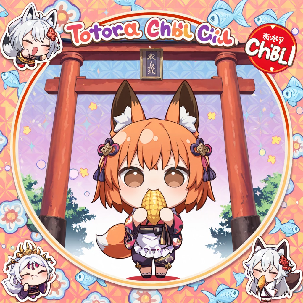 横にして食べてくれコーンチャレンジ