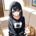 女の子とにゃんこ　その２ 4枚目