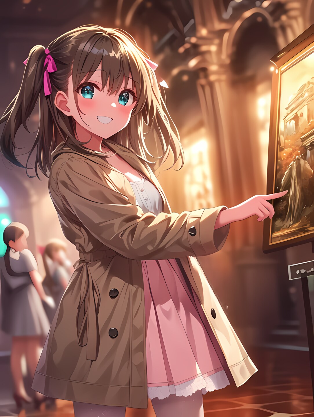 美術展で鑑賞
