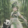 竹林公園でパンダと遭遇 7枚目