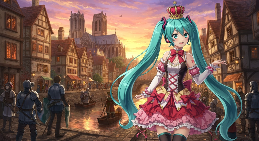 初音ミクと中世ヨーロッパ