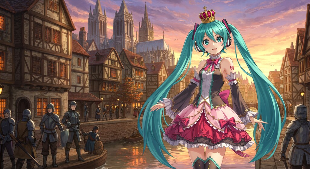 初音ミクと中世ヨーロッパ