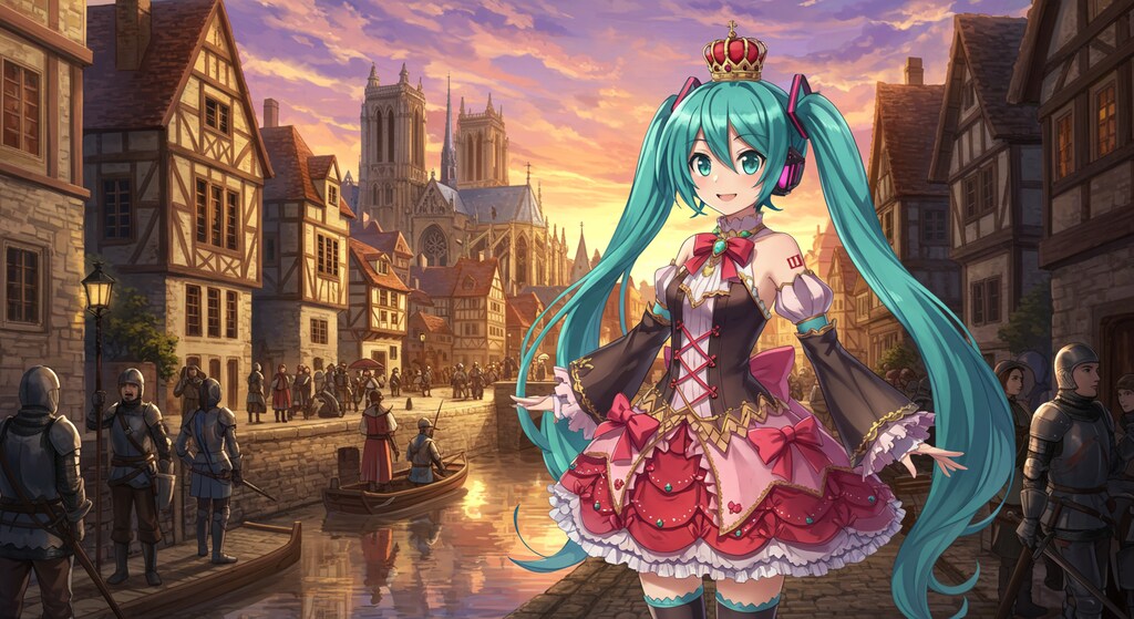 初音ミクと中世ヨーロッパ