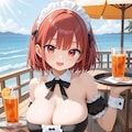 シーサイドカフェのメイドさん 3枚目