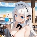 シーサイドカフェのメイドさん 2枚目
