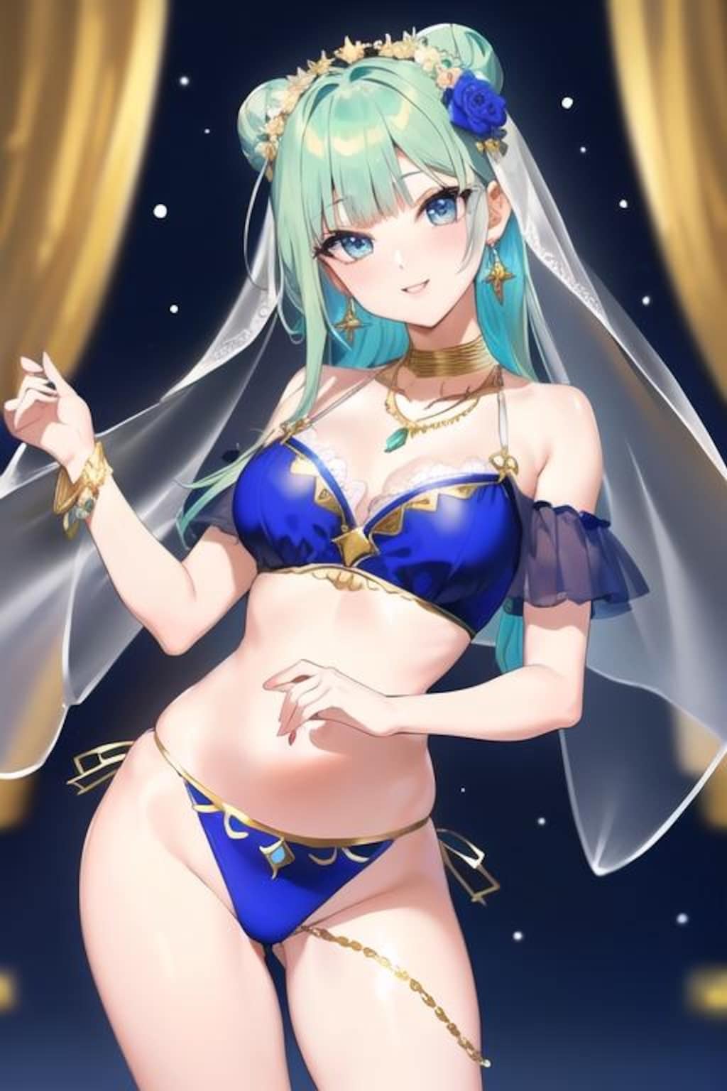 魅惑の緑髪ダンサー