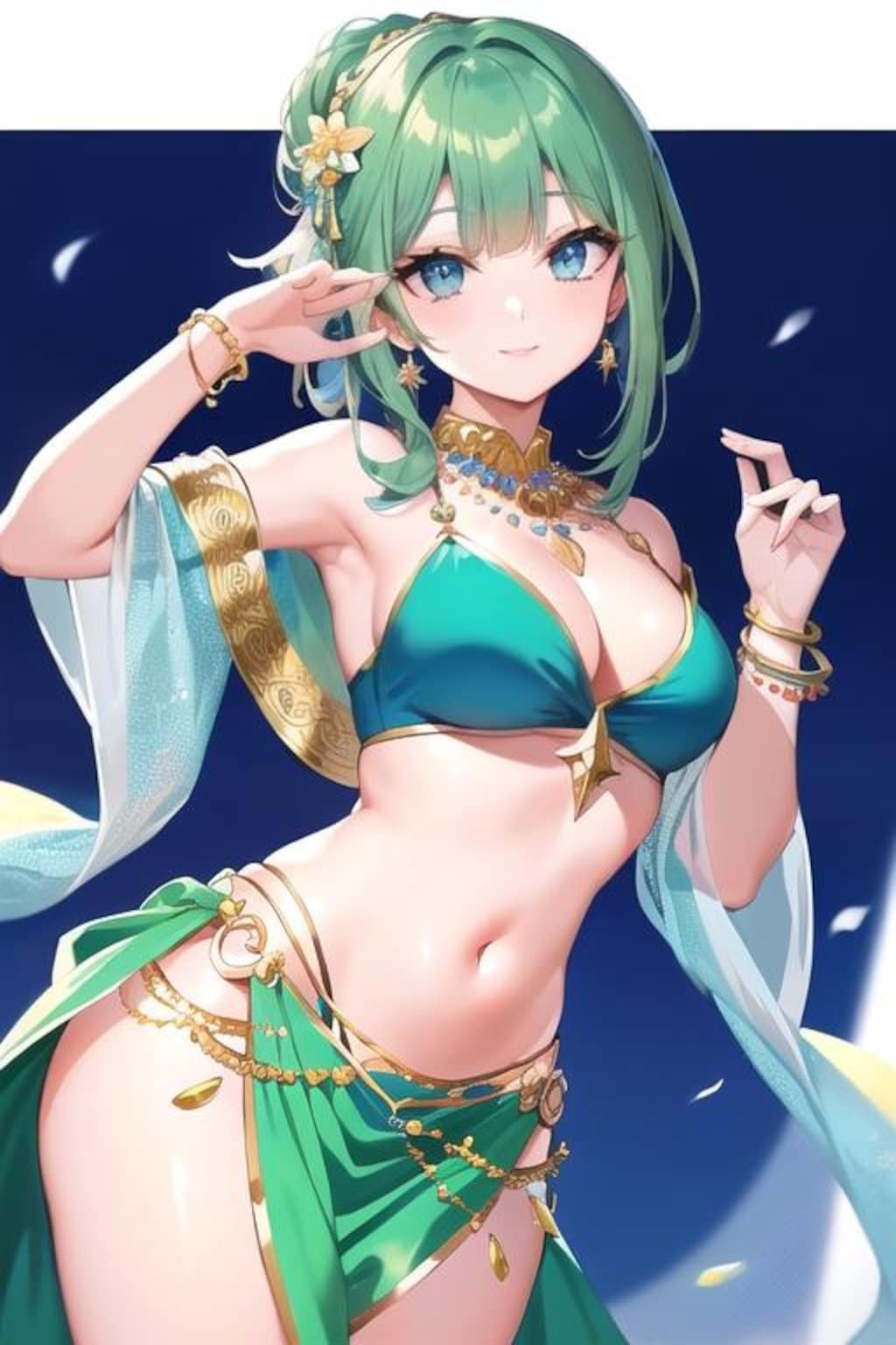 魅惑の緑髪ダンサー