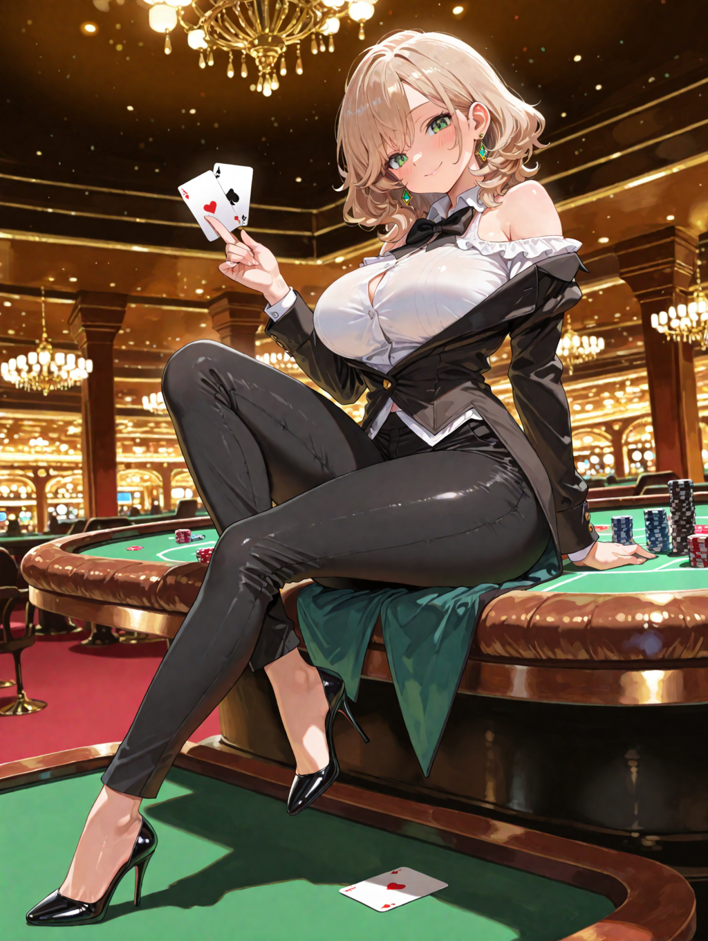 ディーラー「パンツとスカート」のそれぞれのタイプ