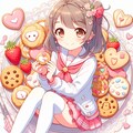 ホワイトデーの女の子とクッキー♥その1(12枚) 9枚目