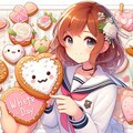 ホワイトデーの女の子とクッキー♥その1(12枚) 6枚目