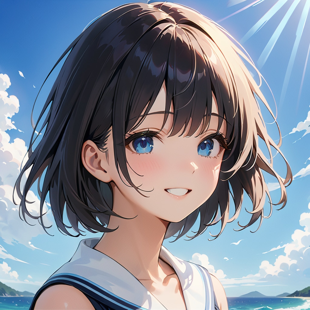 夏の少女(EMERALDテスト）