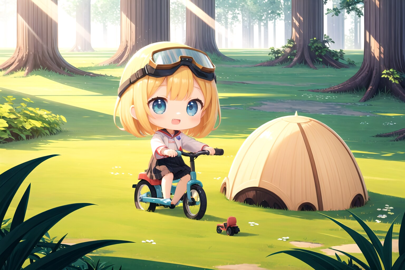 ちび△_(((light blue tricycle))), | の人気AIイラスト・グラビア