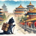 黒猫、中国に行く 2枚目
