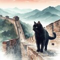 黒猫、中国に行く 4枚目