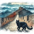 黒猫、中国に行く 5枚目