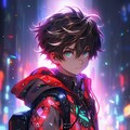 サイバーパンク魔法少年？ 3枚目