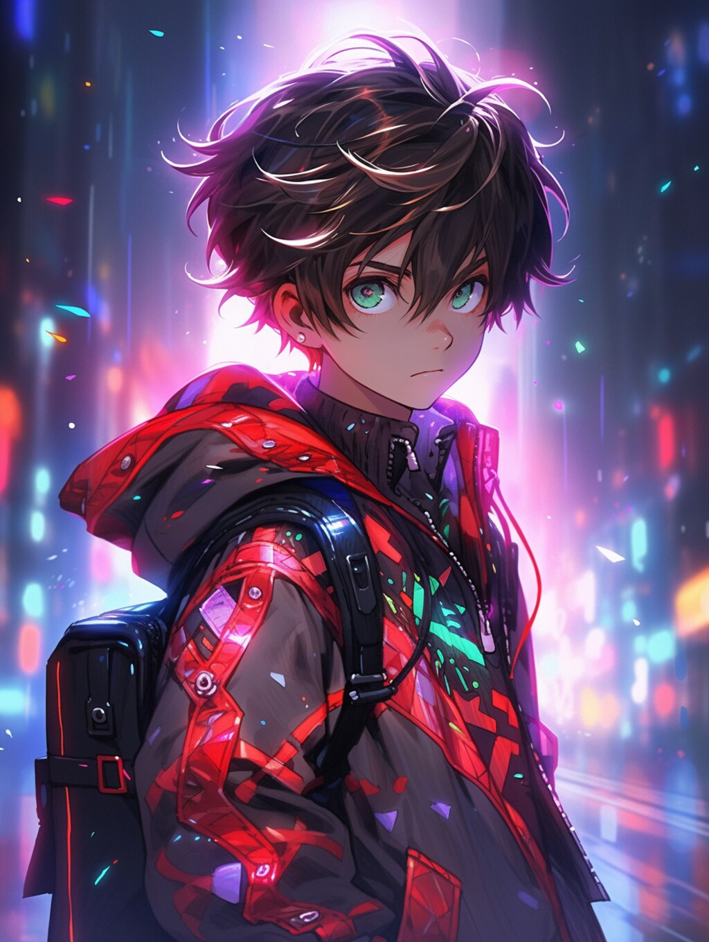 サイバーパンク魔法少年？