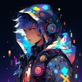 サイバーパンク魔法少年？ 4枚目