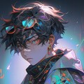 サイバーパンク魔法少年？ 2枚目