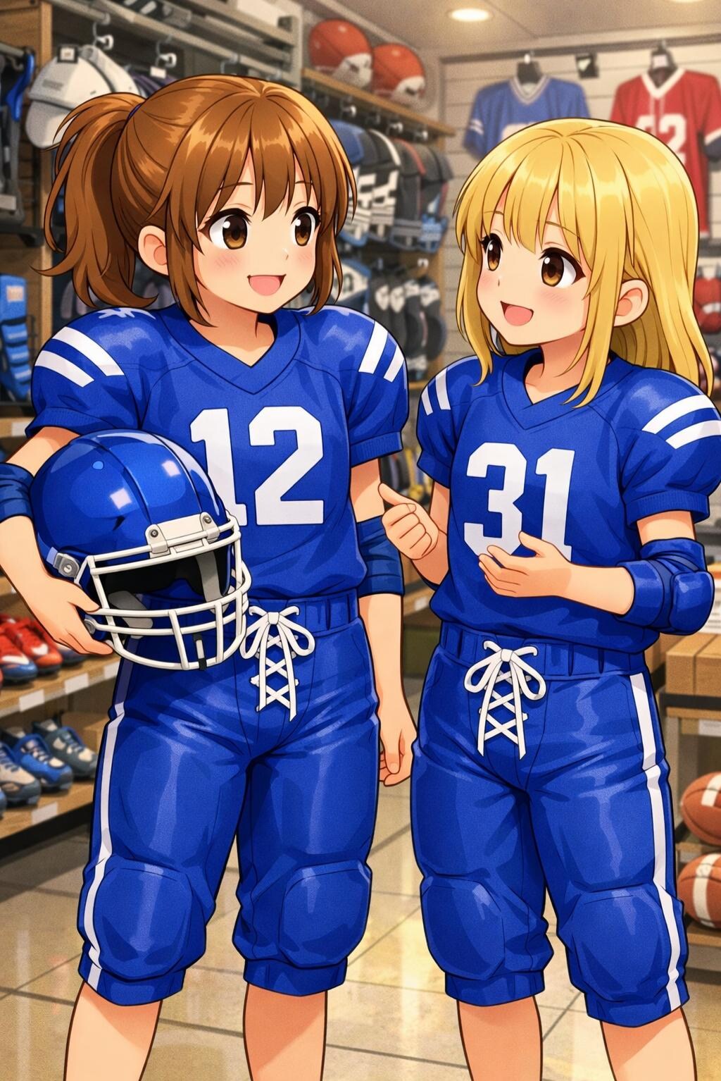 🏈泥まみれの女子アメフト 162