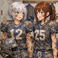 🏈泥まみれの女子アメフト 162 2枚目