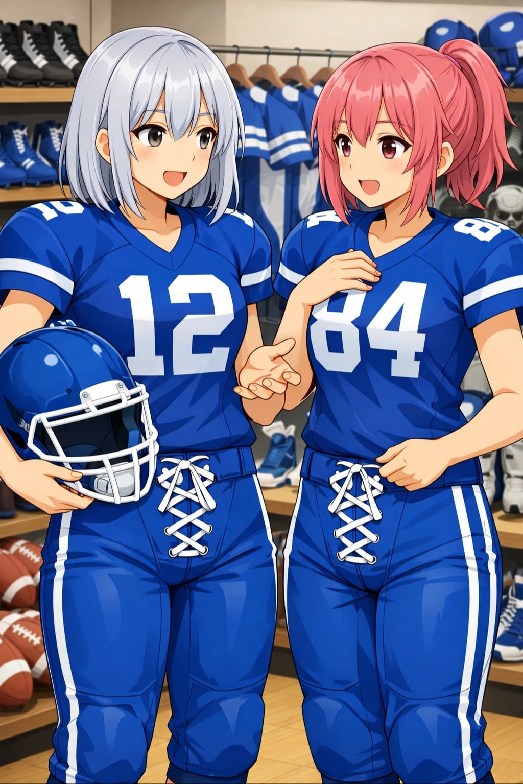 🏈泥まみれの女子アメフト 162