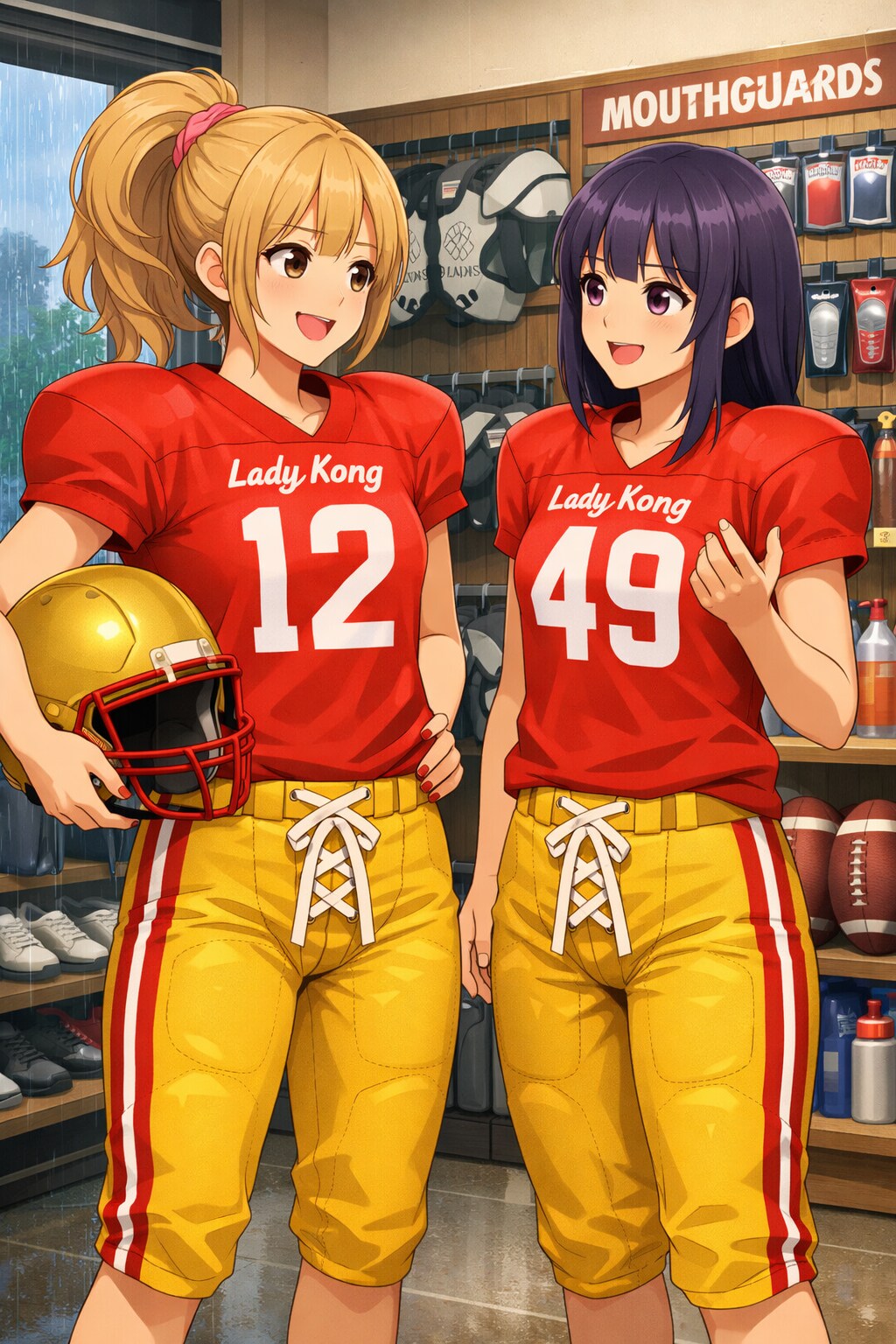 🏈泥まみれの女子アメフト 162