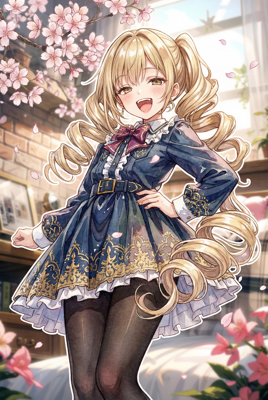 (i2i)TOPAZ 金髪ドリルと室内咲きの桜