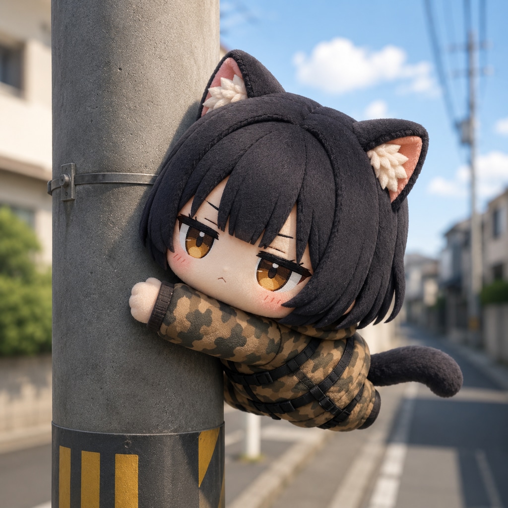 抱きつきぬいぐるみ