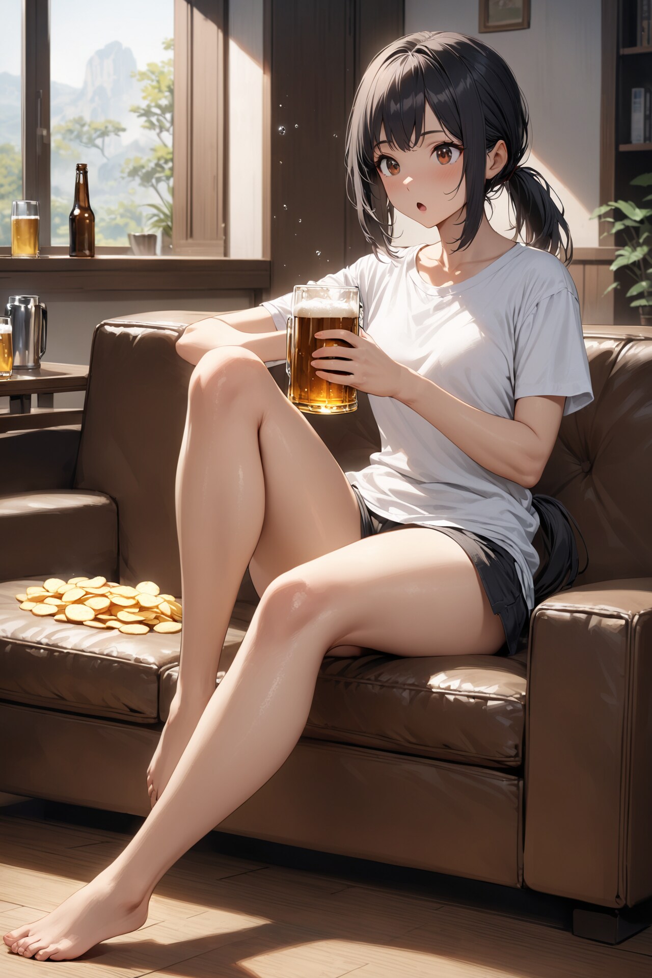 ユーザ主催投稿企画が予告分と過去分しか表示されないので、仕方ないからビール飲む！ | の人気AIイラスト・グラビア