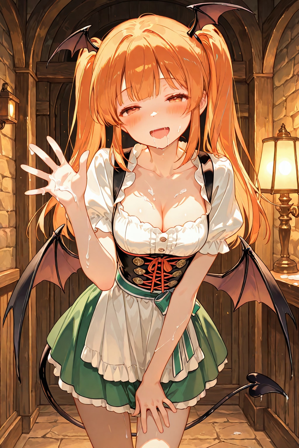 酒場の看板娘『あ、やば。おいしすぎて油断したら、本性でちゃった♡』