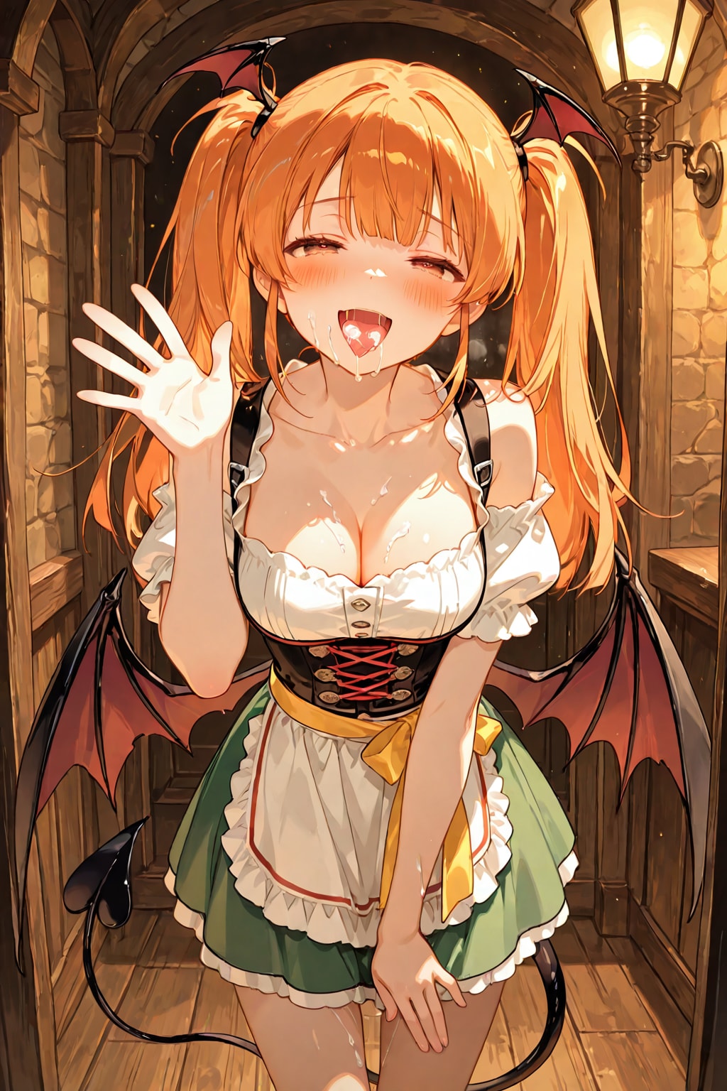 酒場の看板娘『あ、やば。おいしすぎて油断したら、本性でちゃった♡』