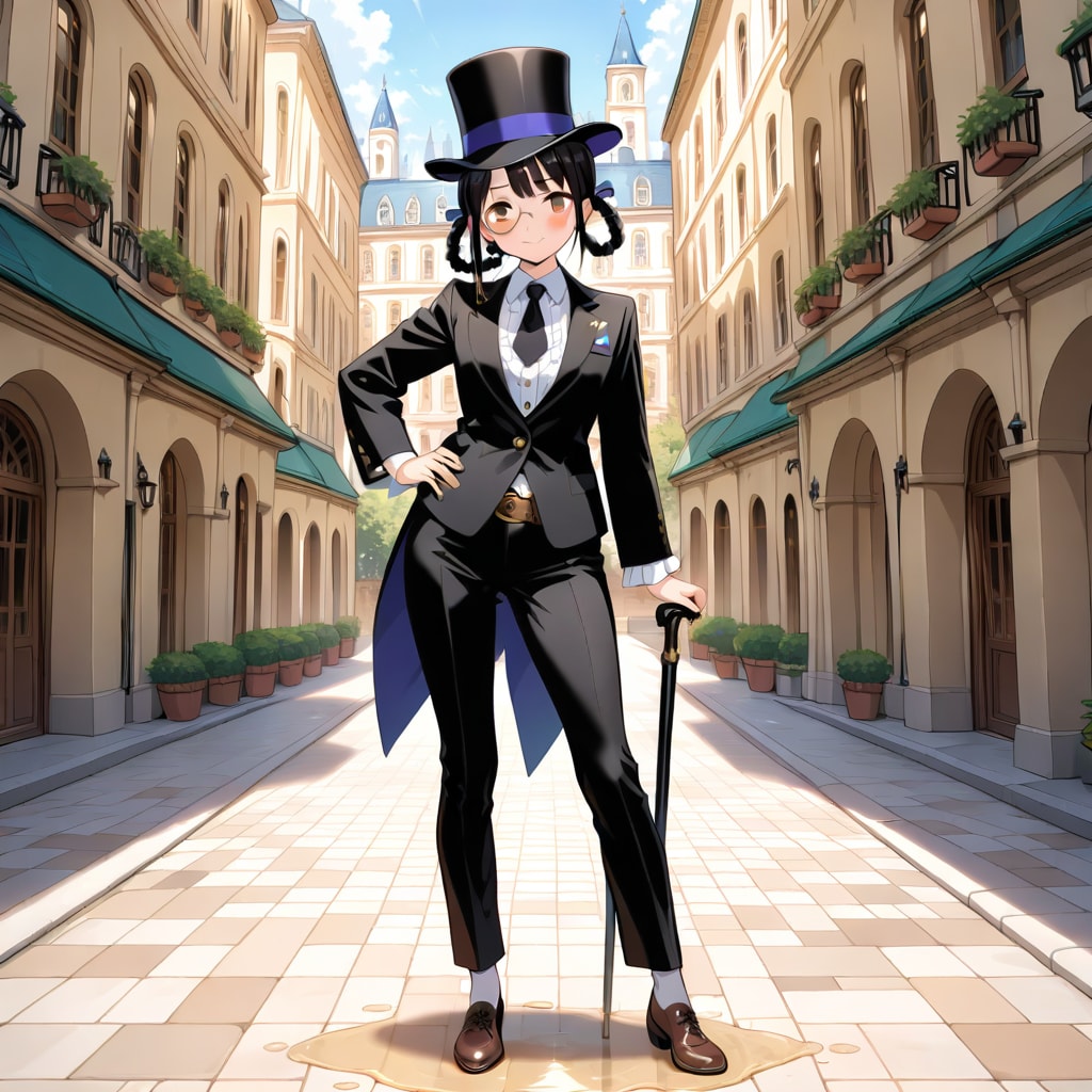 モノクルの少女 | の人気AIイラスト・グラビア